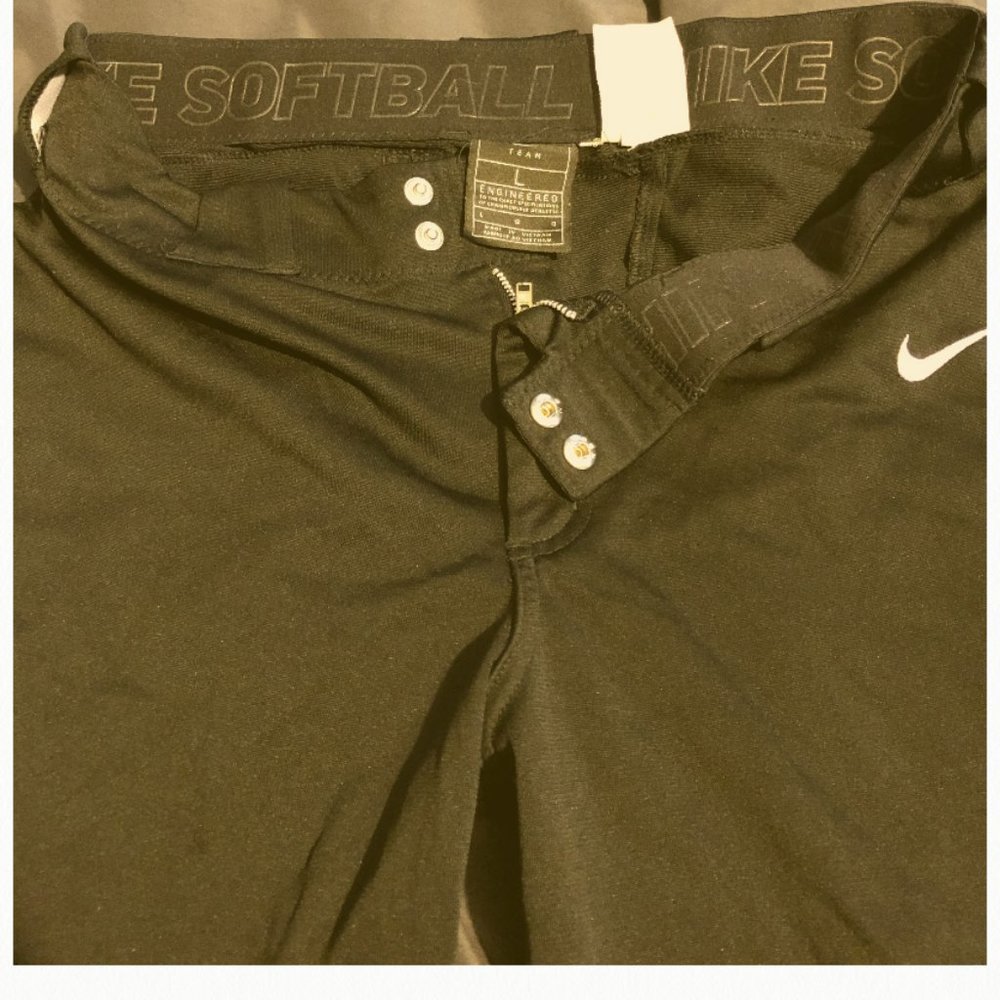 Girls Large black softball pants.  Never worn